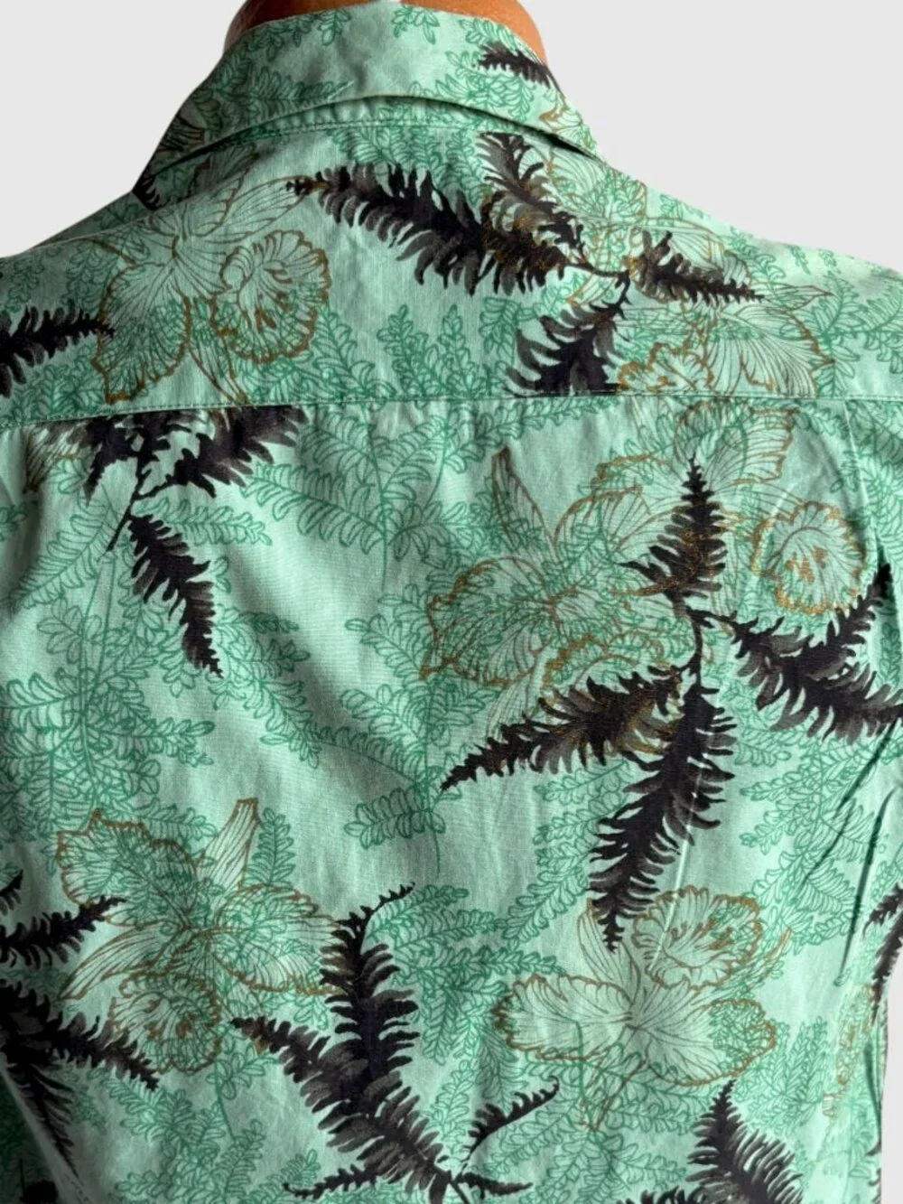 Vintage Boy's Cotton Floral Hawaiian Shirt